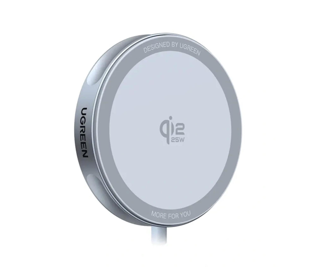 UGREEN Ładowarka indukcyjna MagFlow W753Qi2 25WUSB-C1.5m szara 6941876259595 - 1416996 - zdjęcie 4
